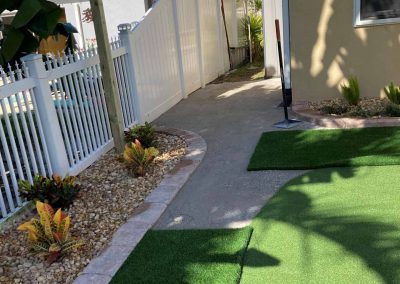 Large Putting Green With Truf Fringe In Process