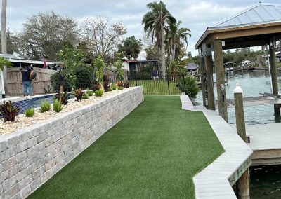 Turf And Landscaping On Canal