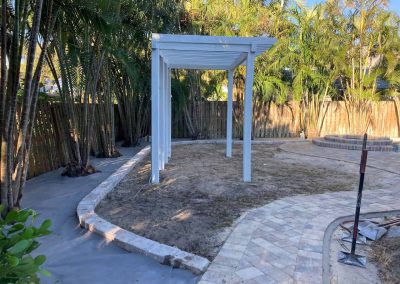 Turf And Landscaping Prep White Arch