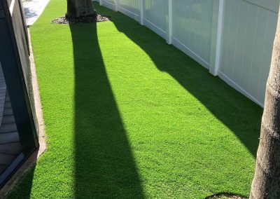 Turf Finished Backyard