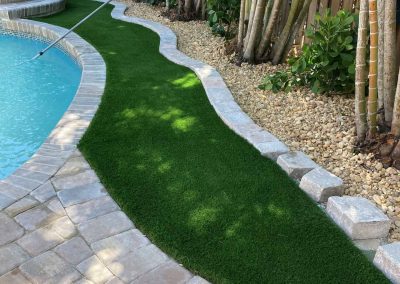 Turf Finished Curvy Design