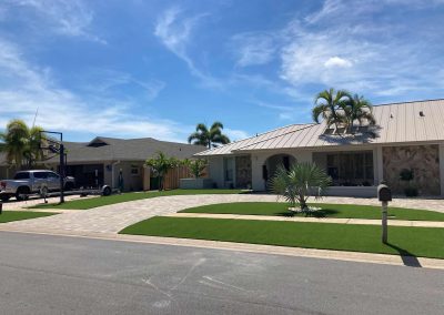 Turf In Front Yard Finished