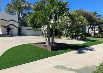 Turf Install Finished Front Yard